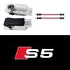For Audi E B82Pcs Led Car Door Logo Light HD Laser Welcome Projector Lamps For Audi Q3 Q5 Q7 S3 S4 S5 S6 A4 A5 A6 B6 B7 B8 C5 C6 C7 A7 A8 TT