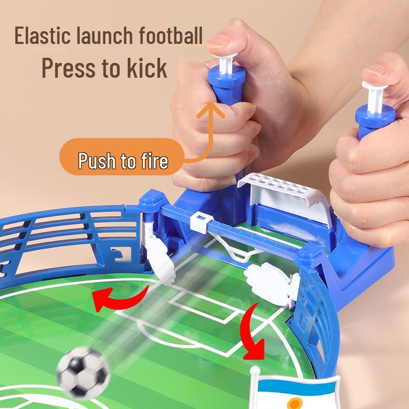 Dual-Player Tabletop Soccer Game for Kids Aged 3-6 - Educational Parent-Child Interaction