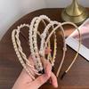 Sparkling Korean Styles Headbands With Faux Pearls And Rhinestones Comfortable For Cosplay Photoshoots