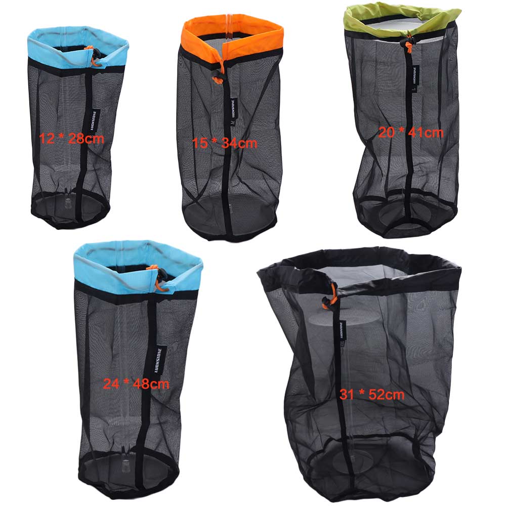 Stuff Sack Traveling Organizer Wash Net Bag Travel Storage Bag Drawstring Bags Mesh Storage Bag