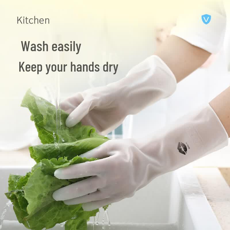 Qiaoyi Latex Household Cleaning Gloves
