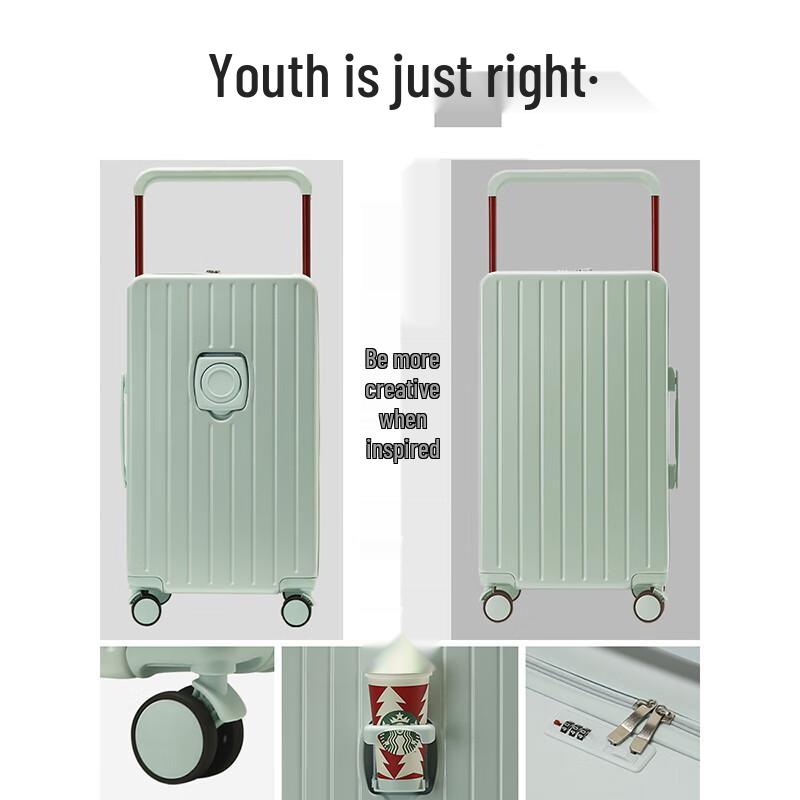 Moncaroni Wide Handle Travel Luggage 26 inch