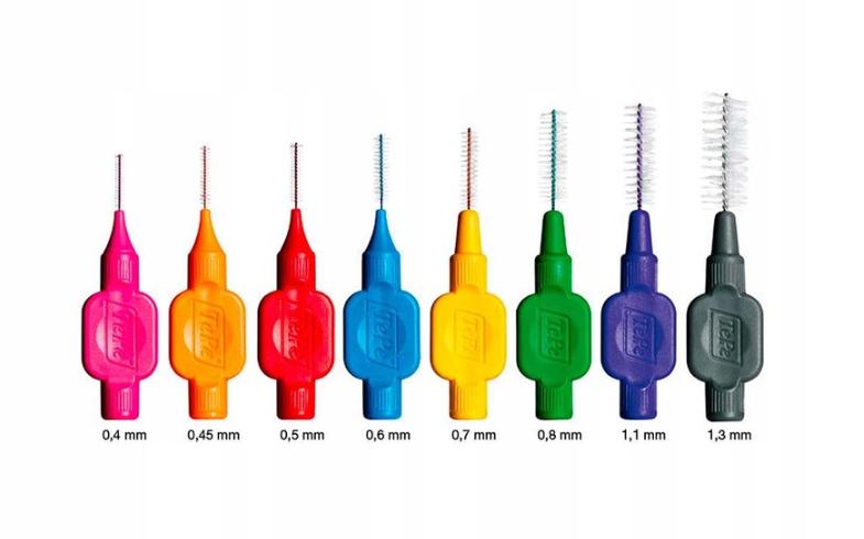 Szczoteczki międzyzębowe 0,45 mm pomarańczowe TePe Original 8 szt