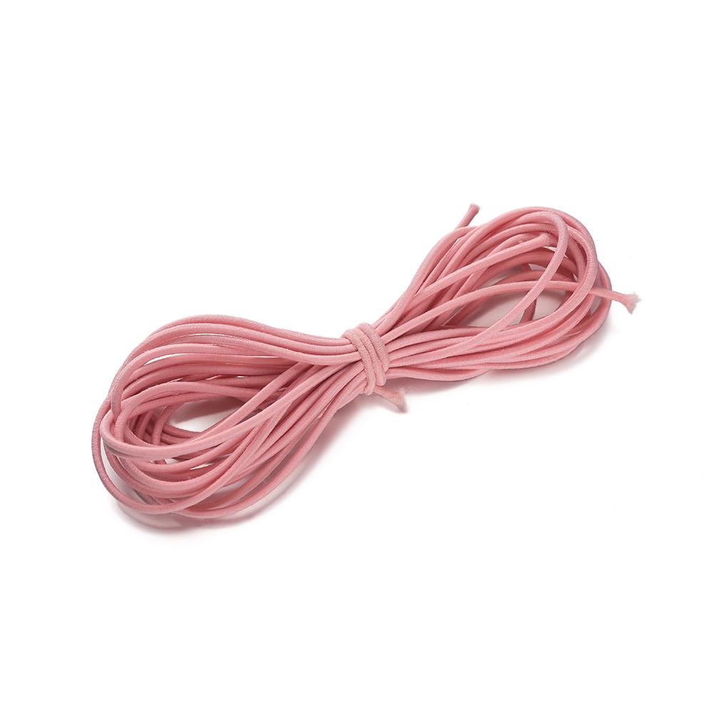 2-5Meters/Lot Round Elastics Rope 2mm 2.5mm Multicolor Nylon Elastic Rubber Bands for DIY Bracelet Necklace Jewelry Accessories