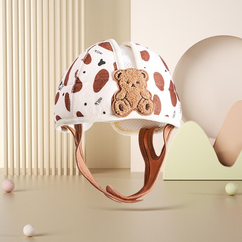 Baby Head Protector Safety Hat Cute Bear Bunny 1-3T Toddler Baby Prevent Injured Helmet For Crawling Walking Learning Headgear
