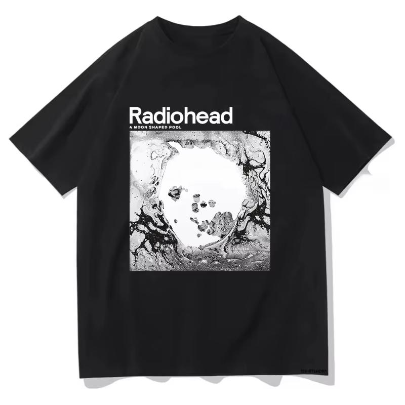 2025 Graphic Women T Shirt Classic High Quality T Shirts Shaped Pool Men T Shirt Radiohead Women Harajuku Vintage