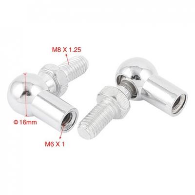 2 Pcs Gas Spring Rod End Fitting Ball Joint Stud for Car Automobile