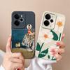 Trendy Floral Soft Silicone Case For Realme 14T 14 Pro Plus Lite 5G Protective Cover For Realme14T Realme14Pro Plus Lite Fundas