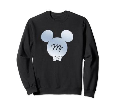Disney Hochzeit Mickey Fliege Ehemann Bräutigam Herr Sweatshirt