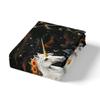 Halloween Pumpkin Unicorn Personality Pattern Mattress Three-Piece Digital Printing Bedding Set