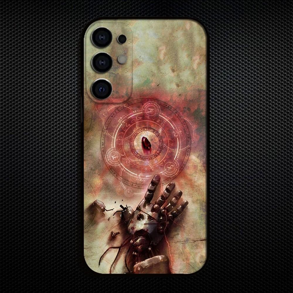 Anime F-Fullmetal A-Alchemist_ Brotherhood Phone Case For Samsung S25/S24/S23/S22/S21/S20/Plus,Fe,Lite/Others Black Cover