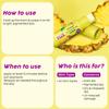 PLIX The Plant Fix Pineapple Brightening Lip Balm SPF 50 PA++ for Dark Lips Pigmentation 4g