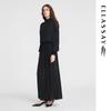 ELLASSAY Women's Elegant Pleated High-Waisted Straight-Leg Pants