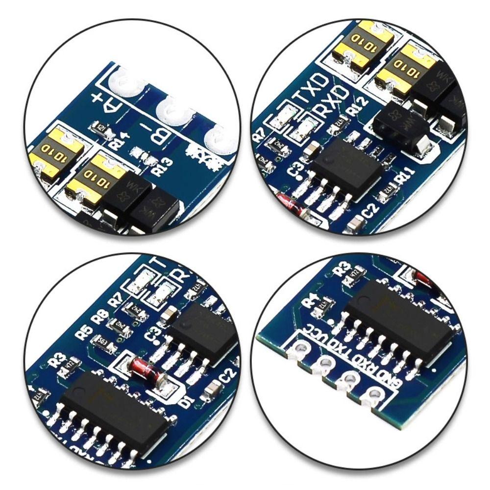 Anti Interference RS485 to TTL Converter Half Duplex Serial Communication Module Signal Conversion