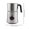 Electric Milk Frother 900 Ml Stainless Steel Pouring Spout