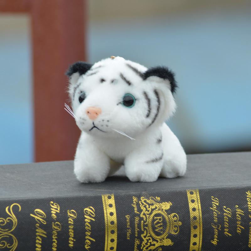 

Little Tiger Pendant Cute Three-Inch Plush Toy Doll Cute Tiger Rag Doll Grab Machine Doll about 10cm pendant
