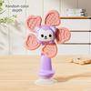 Baby Suction Cup Spinner, ABS sensory toy, portable for travel, helps develop motor and cognitive skills.