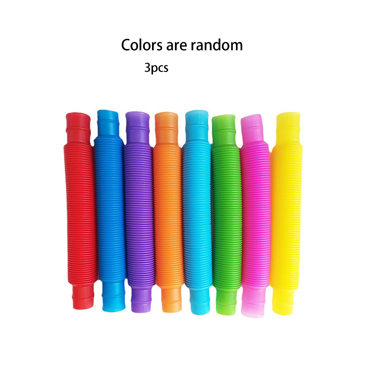 

Pop Children s Stress Relieving Toy Stretch Tube Ripple DIY Sensory Color Stretch Tube Ventilatory Toy