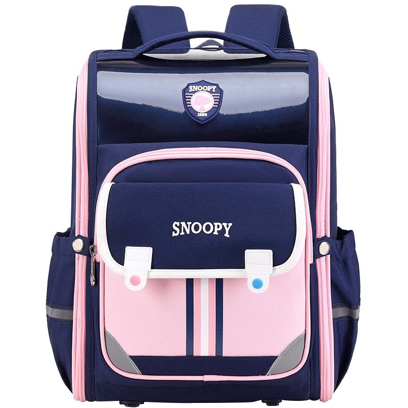 SNOOPY Lightweight Spine Protection School Backpack Small