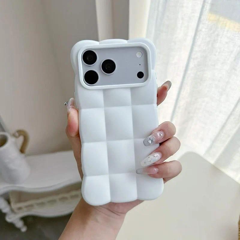Cloud Shape Phone Cases for IPhone 18 Pro Max 17 16 15 14 13 Plain TPU Soft Back Cover