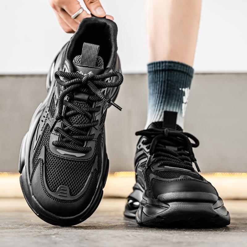 Darth Vader's New Summer Breathable Mesh Air Cushion Shock-absorbing Sports Shoes Casual Running Dad Trendy Shoes