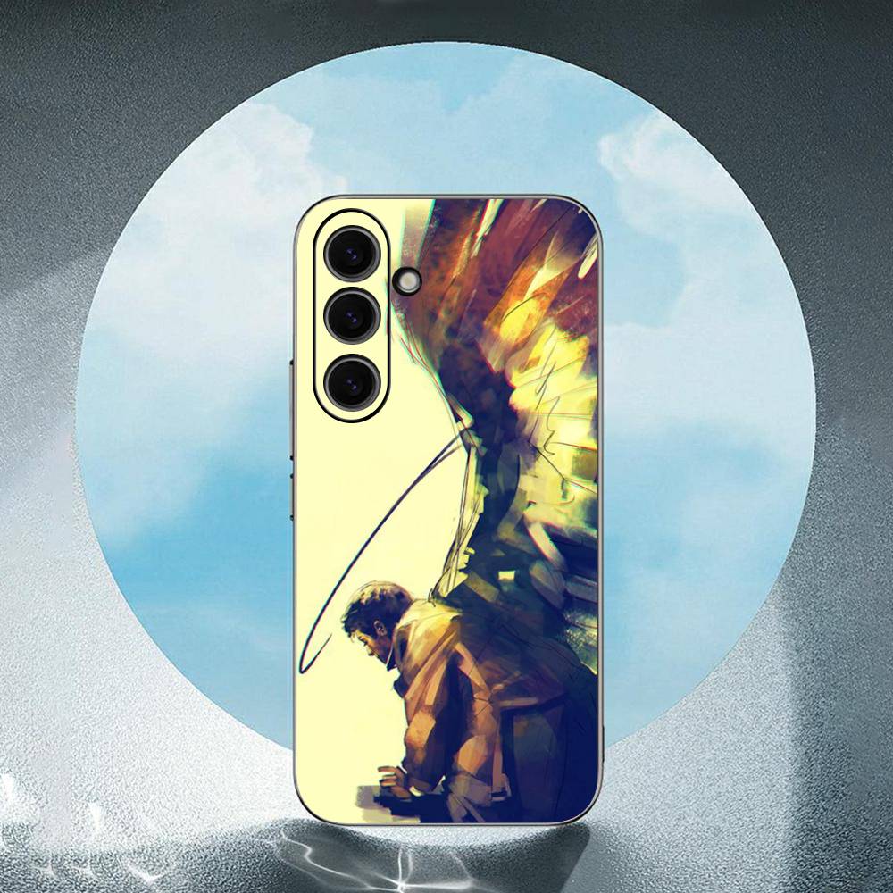 A Very Supernatural Christma Luxury Black Phone Case For Samsung Galaxy S23 S24 S25 Ultra S22 Plus S21