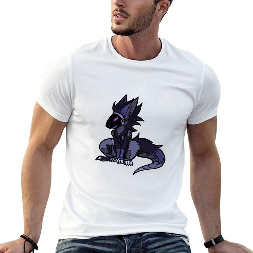 Galaxy protogen Sticker T-Shirt Casual Pattern Print Tee Shirt