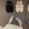 Ballet shoes women's flats sandals women's mesh shoes 2025 summer new hollow Mary Jane single shoes fishing net shoes