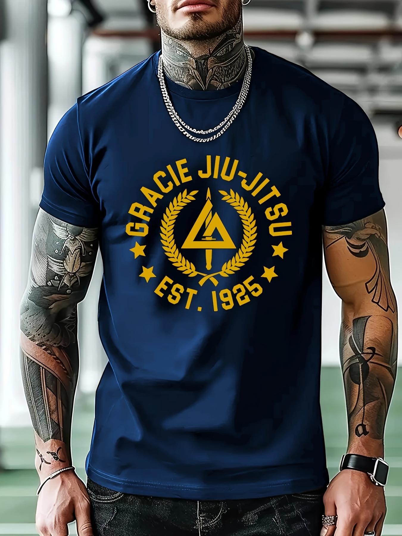 Casual Sport Tshirt with Geometric Print - Breathable Sho... S