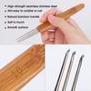 9Pcs 0.5mm 0.75mm Sizes Dreadlock Crochet Hook Braid Hair Weaving Tool  Dreadlock Styling