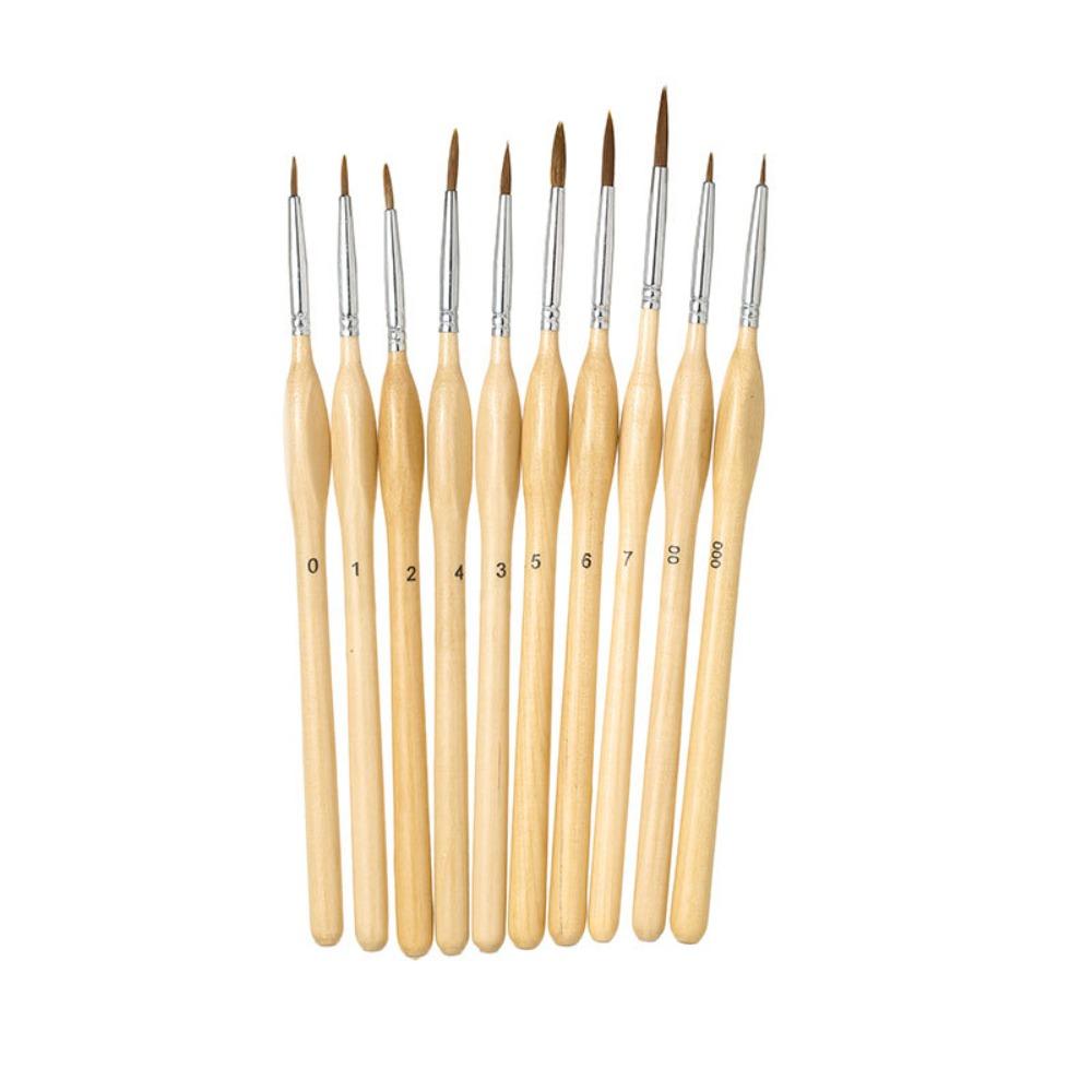 11/10pcs with Micro Tips Watercolor Brush for Fine Detail Hand Drawn Watercolor