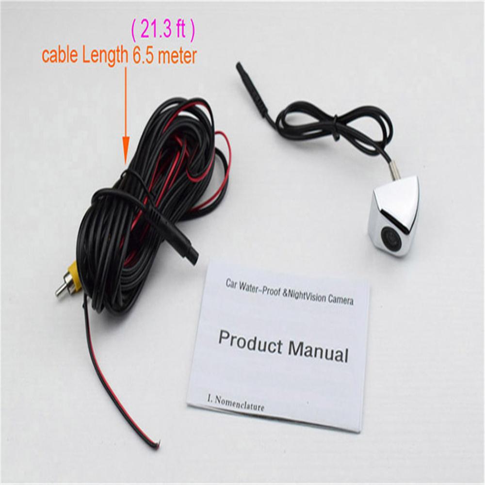 170° HD bil framifrån Backup Parkeringshjälp Backkamerasats Silver