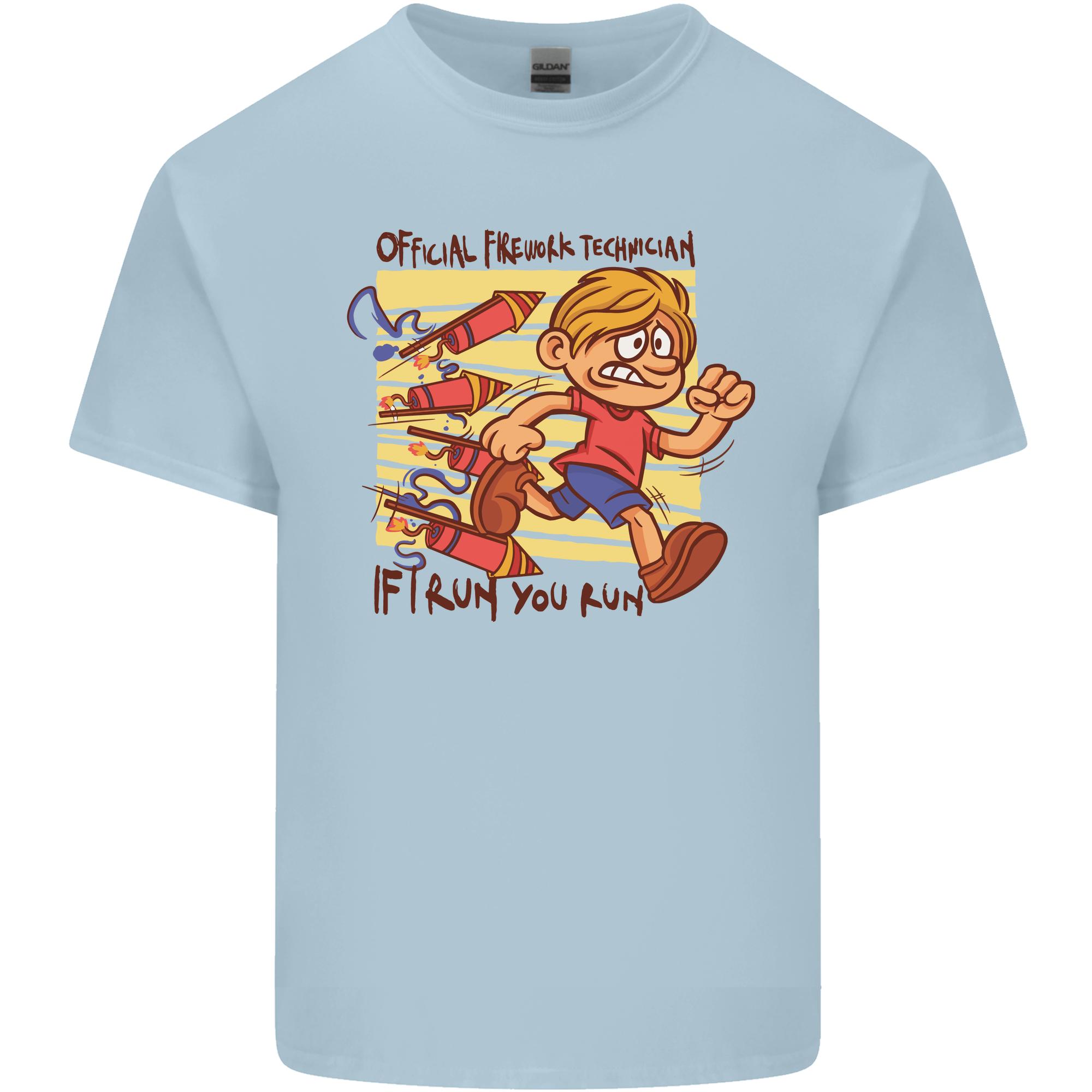 Funny Firework Bonfire Night Guy Fawkes Unisexs Light Cotton TShirt S