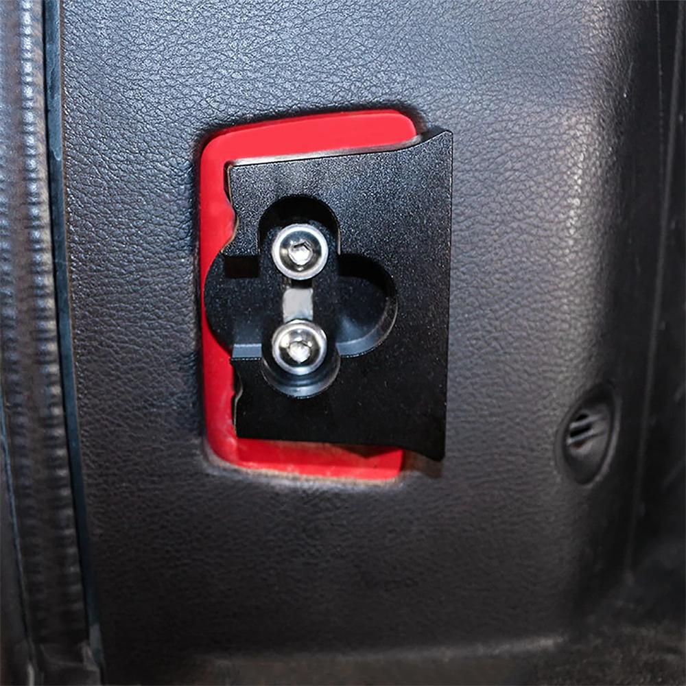 Aluminum Alloy Rear Tailgate Stopper Limiter Black for Jeep Wrangler JK 2007-17