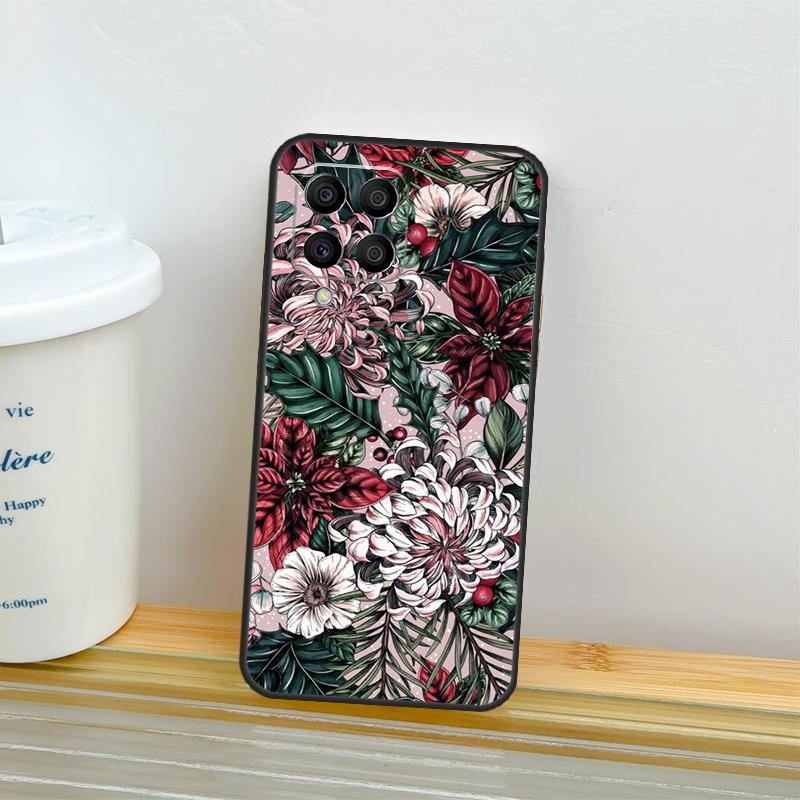 Painting Flowers Nature Leaves Case For Samsung Galaxy M21 M31 M11 M13 M54 M34 M14 M56 M36 M16 M53 M32 M52 M35 M55 M15 M06