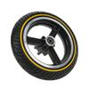 LYH L002 8.5 Inch Honeycomb Front Wheel Hub Electric Scooter Front Tire Replacement Parts for Kugoo M4 Scooter Yellow