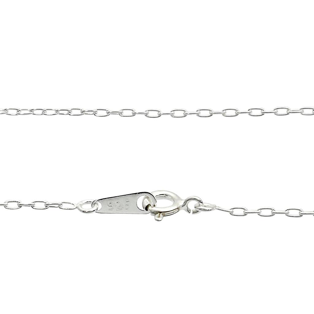 [Sears] Long Azuki Chain Necklace, Silver 925, 1.5mm Width, 40cm