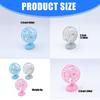 Miniature Electric Fan Model Figurine For 1/12 Doll House Landscape Realistic Design Cooling Fan Decorative Accessory