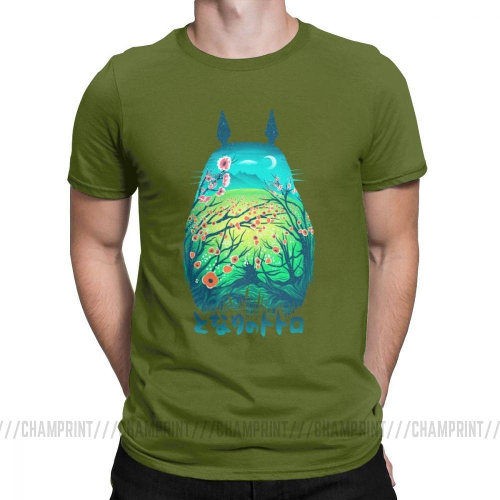 Men S T Shirt He Is My Neighbor Totoro Novelty 100 Cotton Tee Shirt Short Sleeve