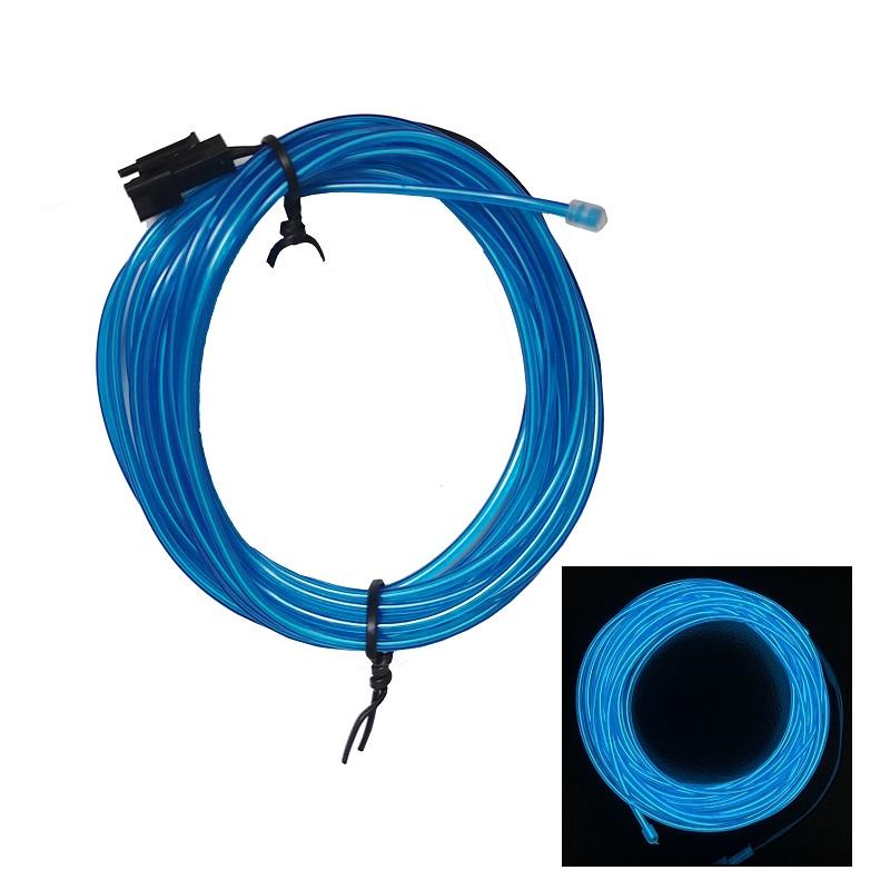 10M/5M/3M/1M Glow EL Wire Cable LED Neon Christmas Dance Party DIY Costumes Clothing Luminous Car Light Decoration Clothes Ball Neon Lights 4