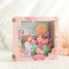 Romantic Three-Dimensional Roses Postcard 3D Greeting Card Creative Greeting Card Wedding Floral Card Valentine Day Gifts