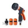Functional Garden Hose Nozzle Garden Watering Car Wash Adjustable Glue Spray Water Gun TPR Drop Corrosion Resistant