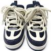 Great LOUIS VUITTON Low Cut Sneakers LV Skate Line Monogram Flower Marine Used