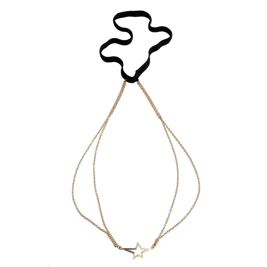 Sweet and Sexy Rhinestone and Pearl Elastic Beach Leg Chain