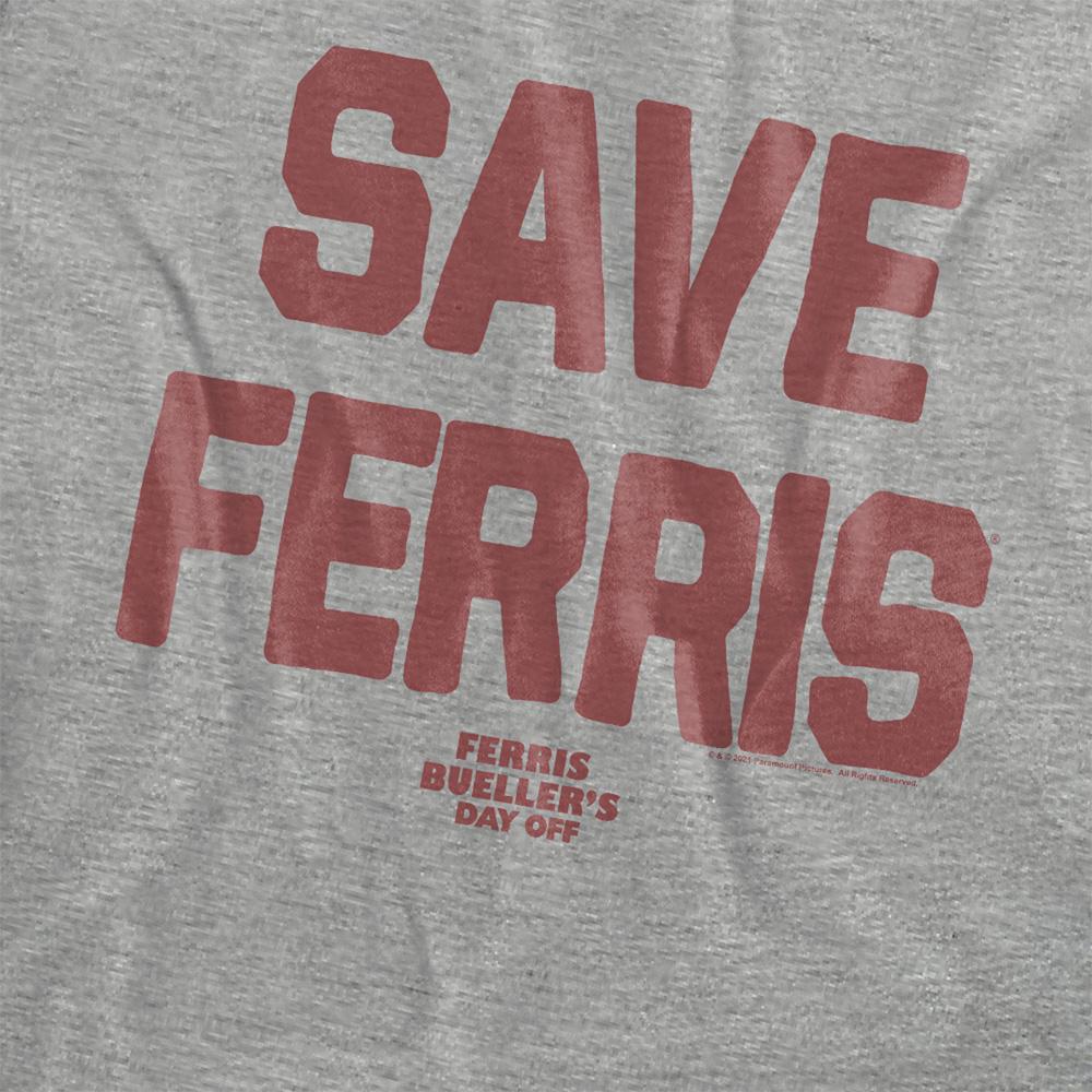 Ferris Bueller's Day Off Unisex Adult The Save Ferris T-Shirt
