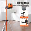 Laser Level Tripod 1/4"-20 & 5/8"-11 Thread 40.94-133.85 in Height Adjust