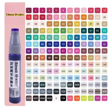 60 Color Marker Pen Refill Liquid Special Ink Art  Supplies Students Painting Creation Drawing Book Graffiti Watercolor Paint