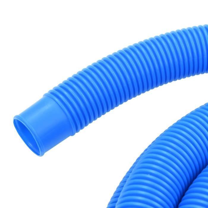 VidaXL Tuyau de piscine Bleu 38 mm 12 m