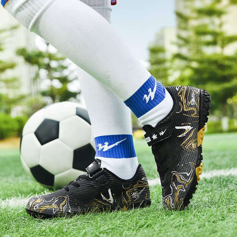 New Outdoor Student Sports Football Shoes Zhongbang Men's and Women's AG Long Nails TF Broken Nails Lawn Competition Training Shoes