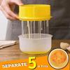 1pc Egg Yolk Separator, Transparent Kitchen Tool, Large Capacity